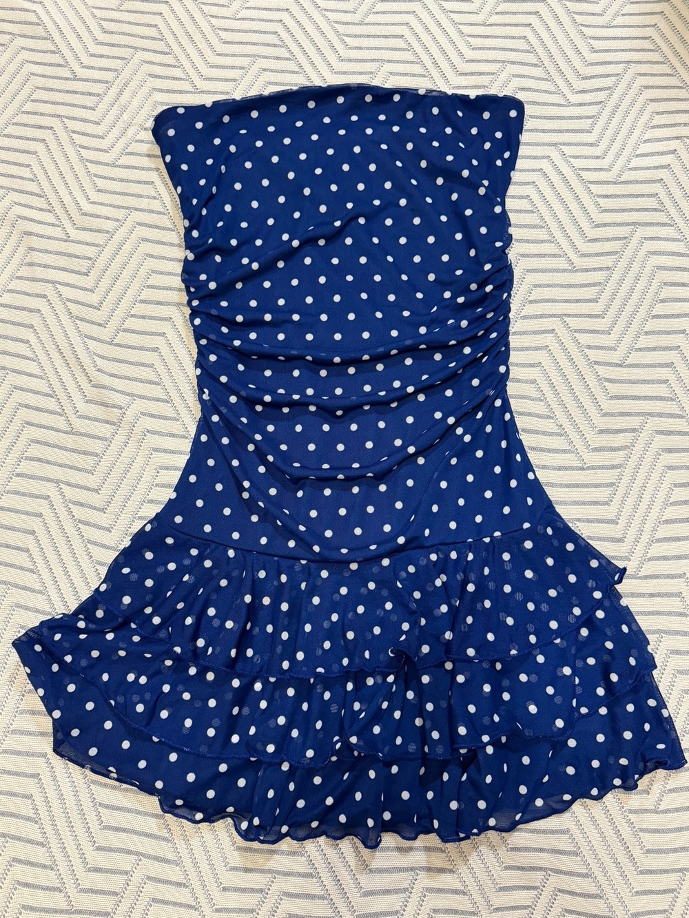 NWT Windsor strapless polka dot dress. L